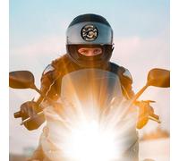 Calcomanía Eagle Biker - creativo para el cuerpo del águila, resistente a los rayos UV y repelente al agua, versátil para vehículos | Ideal para motos, coches, ordenadores portátiles