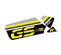 Calcomanía Esmerilada Para Basculante De Motocicleta, Pegatina De Hélice De Eje, Resistente Al Agua GS, 40 Años Para R1200 GS/GSA 2013-2018 R1250 GS/GSA 2019-2020 ADV(Amarillo)
