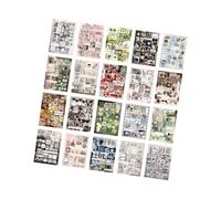 Calcomanía estética para álbumes de recortes, libro troquelado, estilo retro, estilo japonés, papelería, estilo japonés, diario, libro troquelado