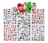 Calcomanía Festiva En Relieve Pegatina Uñas Láminas Manicura Para Fiestas Celebraciones Navideño Halloween Calcomanía Navegación Festiva Envolturas Uñas Con Temas Uñas Decoraciones