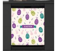 Calcomanía magnética para cubierta de lavavajillas para decoración de electrodomésticos de cocina, reutilizable, magnética, para nevera, 66 x 58 cm