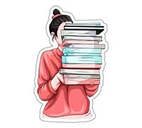 Calcomanía para amantes de los libros, pegatina para libros, regalo para amantes de los libros, mercancía de libros, calcomanía Kindle, lector smut, lecturas de niña, lector electrónico, lectura,