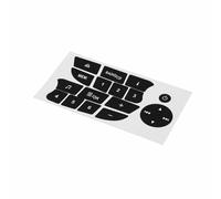 Calcomanía para botón de Audio de Coche reparación de botón de Radio embellecedor Decorativo para Clio y Megane 2009 2010 y 2011