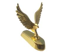 Calcomanía para capó de automóvil, realista de metal estable, calcomanía 3D para capó de águila, para SUV, RV, viajes, salidas familiares, vacaciones, viajes cortos