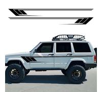 Calcomanía para Coche 2 Pegatinas largas para Coche, Estilo Retro, para Rayas Laterales de Hockey, para Jeep para Cherokee XJ.
