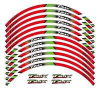 Calcomanía para Cubo De Rueda Interior Y Exterior Motocicleta, Pegatina Reflectante Decorativa para Llanta para Yamaha TMAX TMAX500 TMAX530 500 530 Adhesivo Cubo Rueda(Color7)