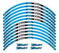 Calcomanía para Cubo De Rueda Interior Y Exterior Motocicleta, Pegatina Reflectante Decorativa para Llanta para Yamaha TMAX TMAX500 TMAX530 500 530 Calcomanía llanta(Color3)