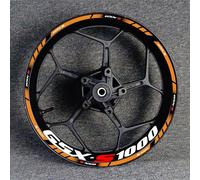 Calcomanía para Cubo De Rueda Motocicleta, Pegatina Reflectante para Llanta para Suzuki GSXS1000 Gsx-s 1000 R Gsxs S1000 S Calcomanía llanta(Color12)