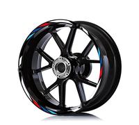 Calcomanía para Llanta Rued Motocicleta Cinta Adhesiva 17 Pulgadas para B&MW S1000RR HP4 para Race F800GT S K1600GTL R1200RS F900R (Color : 1 UK)