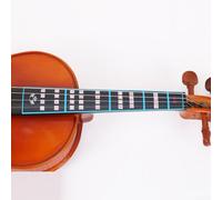 Calcomanía para marcador de diapasón de violín para violines de tamaño 4/4, 3/4, 1/2, 1/8, guía de posición de ayuda de aprendizaje para principiantes, juego completo con alta calidad (4-4)