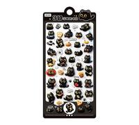 Calcomanía para Niños - Decoración Con Calcomanías 3D Negras - Pegatinas Para Niñas,Para Navidad Acción De Gracias Cumpleaños Fiestas Favores Aula Adultos Decoración De Pared Baño