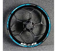 Calcomanía Protección Llanta 17 Pulgadas Pegatina Reflectante Modificada Gsxr Hub para Suzuki GSX-R RR 250r 300 600rr 750r 1000rr(Color2)