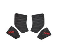 Calcomanía protección Tanque Adhesivo para Depósito De Motocicleta para V4, para Panigale V4S, para st&reetfi&ghter V4 S 2021, 2020, 2019, 2018, Almohadillas De Agarre para Combustible(Black)