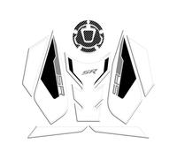 Calcomanía protección Tanque para 450SR Decoración del Tanque De Combustible De La Motocicleta Y Pegatinas De Protección Almohadilla Calcomanías Coloridas Pegatinas del Tanque Protector(E)