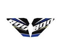 Calcomanía protección Tanque Pegatinas Antideslizantes para Tanque De Combustible De Motocicleta, Kit De Calcomanías Protectoras, Accesorios para 800MT 800 MT 2022 2023 2024(Anti Slip 005)