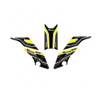 Calcomanía protección Tanque Pegatinas para Tanque De Combustible De, Calcomanías Protectoras Laterales para Tanque, Pegatinas para Tenere 700 para Tenere 700 2019-2023 2024(Yellow)