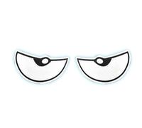 Calcomanía reflectante para ojos, reflectante, calcomanías reflectantes de coche para espejos retrovisores, advertencia de seguridad, calcomanías de visibilidad nocturna de alta intensidad para SUV