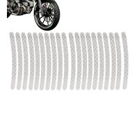 Calcomanía reflectante para rueda de coche, calcomanías de advertencia de neumáticos de coche, tiras reflectantes para llantas, calcomanías antiarañazos, calcomanías decorativas para coches