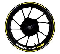 Calcomanía Ruedas Adhesivo Reflectante para Rueda De Motocicleta para Yamaha Tracer 700 TRACER700, Cinta Decorativa 17 Pulgadas Al Agua al Sol Llanta Pegatina(Color 8)