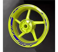 Calcomanía Ruedas Adhesivos Reflectantes para Llantas De Motocicleta para Yamaha YZF-R7 YZF R7 YZFR7. Impermeables para Al Agua al Sol Llanta Pegatina(Color 8)