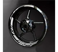 Calcomanía Ruedas Adhesivos Reflectantes para Llantas De Motocicleta para Yamaha YZF-R7 YZF R7 YZFR7. Impermeables para Al Agua al Sol Llanta Pegatina(Color 4)