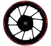 Calcomanía Trasera y Delantera Motocicleta para Kawasaki, Pegatinas Reflectantes Impermeables para Cubo de Rueda, 17 Pulgadas, para Ninja Z1000SX Fondo llanta Reflectante(Color16)