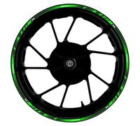 Calcomanía Trasera y Delantera Motocicleta para Kawasaki, Pegatinas Reflectantes Impermeables para Cubo de Rueda, 17 Pulgadas, para Ninja Z1000SX Adhesivo Cubo Rueda(Color13)