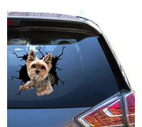 Calcomanía Yorkshire Rose Yorkie para automóvil, chistes divertidos, Bumber Windows Atickers para mujeres, camiones Vynl
