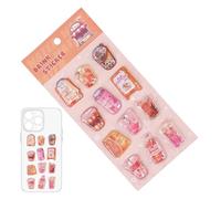 Calcomanías 3D | calcomanías estéticas surtidas | Mini calcomanías 3D para niños | para niños, niñas, adolescentes, estudiantes, laptop, de teléfono, monopatín, equipaje, taza