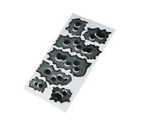 Calcomanías 3D de diseño de coche, símbolo de emblema, pegatinas personalizadas creativas, disparos de pistola con agujero de bala falso, pegatinas divertidas for casco de coche(Type 2)