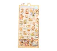 Calcomanías 3D | Divertidas calcomanías reutilizables extraíbles - Calcomanías decorativas para manualidades de animales, para manualidades, álbumes de recortes, diario, computadora, cuaderno