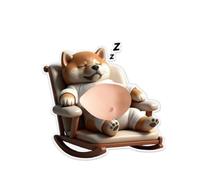 Calcomanías 3D para cachorros, calcomanías de perro de dibujos animados, vientre suave, divertidas calcomanías decorativas para niños, adolescentes y niñas, perfectas para diarios, portátiles