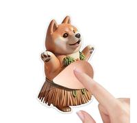 Calcomanías 3D para cachorros, calcomanías de perro de dibujos animados, vientre suave, divertidas calcomanías decorativas para niños, adolescentes y niñas, perfectas para diarios, portátiles