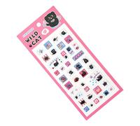 Calcomanías 3D para niños | Calcomanía impermeable | Calcomanías inspiradoras de animales lindos para niños | para niños y niñas, diario, planificador, laptop, botella de agua, de