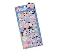 Calcomanías 3D para niños, calcomanías decorativas estéticas de panda - calcomanías de recompensa de animales - para de teléfono, álbumes de recortes, cuaderno, laptop, manualidades, regalos de