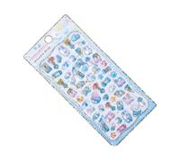 Calcomanías 3D para niños, juguetes de burbujas de dibujos animados | Pequeñas calcomanías de conejo de de dibujos animados - para cuaderno, estuche, tablet, laptop, computadora, diarios