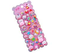 Calcomanías 3D | PVC divertidas reutilizables extraíbles | Pegatinas de burbujas para álbumes de recortes, para aula, álbumes de recortes, diario, manualidades, cuaderno, computadora, cumpleaños