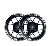 Calcomanías 8 Piezas Calcomanías Motocicleta Rayas Delanteras + Pegatinas Llanta Trasera para Suzuki GSX-8S GSX8S AL(Style 4)