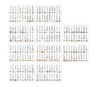 Calcomanías adhesivas interactivas de palabras en inglés, ayuda de aprendizaje de vocabulario para niños, profesores y aulas de educación en casa