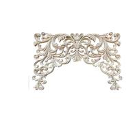 Calcomanías Apliques y adornos de decoración esquinas madera, artículos del hogar, calcomanías pared talladas for muebles flores para tallar madera(B-38cmX27cm)