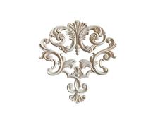Calcomanías Apliques y adornos de decoración esquinas madera, artículos del hogar, calcomanías pared talladas for muebles flores para tallar madera(G-31.5cmX29.5cm)