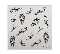 Calcomanías artísticas 5D en relieve, accesorios de arte autoadhesivos, suministros de arte para decoración de uñas