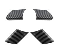 Calcomanías botones Compatible Con VW Para Polo 2003 2004 2005 2006 2007 Adhesivos Lentejuelas Panel Volante Piezas Decorativas(Black)