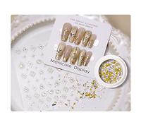 Calcomanías bronceadoras doradas y plateadas con diseño de corazón, autoadherentes, suministros falsos, decoración artística