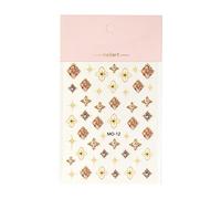 Calcomanías bronceadoras doradas y plateadas con diseño de corazón, autoadherentes, suministros falsos, decoración artística