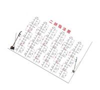 Calcomanías chinas de referencia de dedos de violín de dos cuerdas, fáciles de aplicar, reutilizables para violín chino de dos cuerdas, calcomanías Erhu para marcadores de diapasón