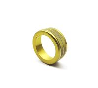 Calcomanías coche botón Compatible Con Alfa Para Romeo Para Giulia Para Stelvio 2017 2018 2019 Perilla De Ajuste De Faros De Coche Anillo Declarativo Interior De Metal Suministros Modificados(3)