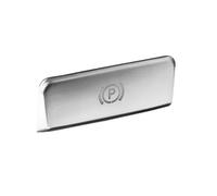Calcomanías coche botón Compatible con Benz GLA para CLA GLE GLS ML GL botón P freno mano electrónico pegatina decorativa accesorios para interior del coche(Silver)