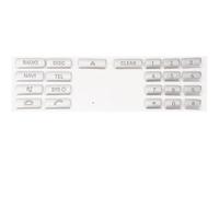 Calcomanías coche botón Compatible Con Benz Para GLA X156 CLA C117 A B Clase W176 W246 Consola Central Interior Del Coche CD Botones Multimedia Calcomanías Pegatinas