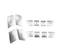 Calcomanías coche botón Compatible Con Benz Para GLK Clase 2008 2009 2010 2011 2012 2013 2014 Pegatinas De Botón De Volante De Ajuste De Puerta De Coche